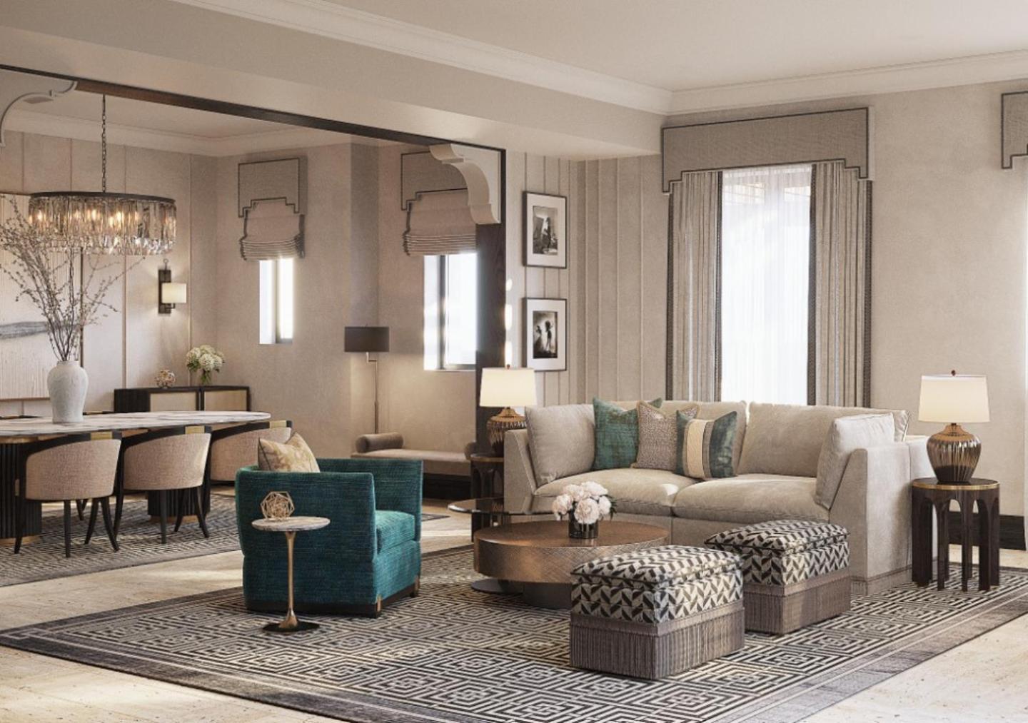 Jumeirah Dar Al Masyaf Dubai Dış mekan fotoğraf A living room